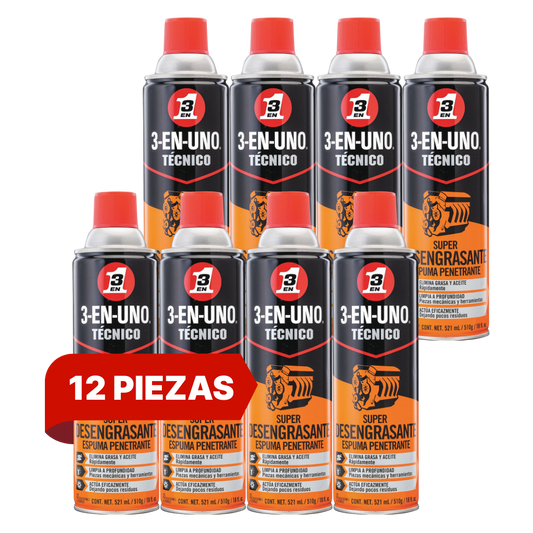 Caja Con 12 Pzs - Espuma Desengrasante de 521ml 520396 3 en 1 $133.18 C/U