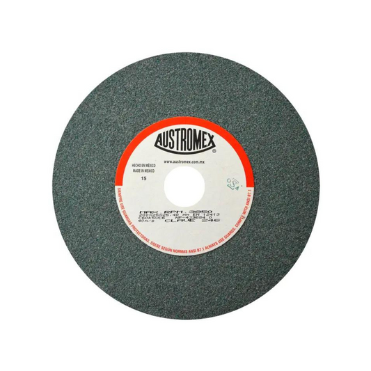 1933-Rueda Abrasiva Para Esmerilar Y Afilar Herramientas De Corte De Carburo De Tungsteno Y Cementados De 200 X 25 X 25.40 Mm 246 Austromex