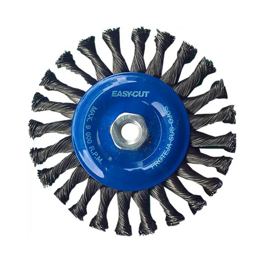 1939-Cepillo Circular Trenzado De 150 X 0.50 X 15.9-11 Mm Para Limpieza De Superficies Metálicas Y Remoción De Soldadura 2878 Austromex