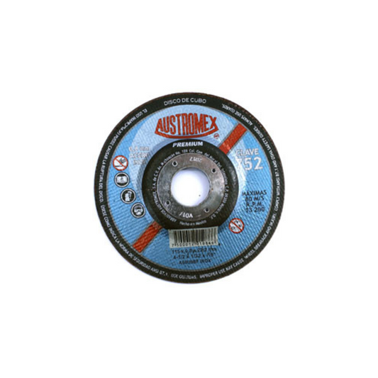 1817-Disco Corte Inoxidable 4-1/2" X 16 X 7/8" 055085 Cuervo