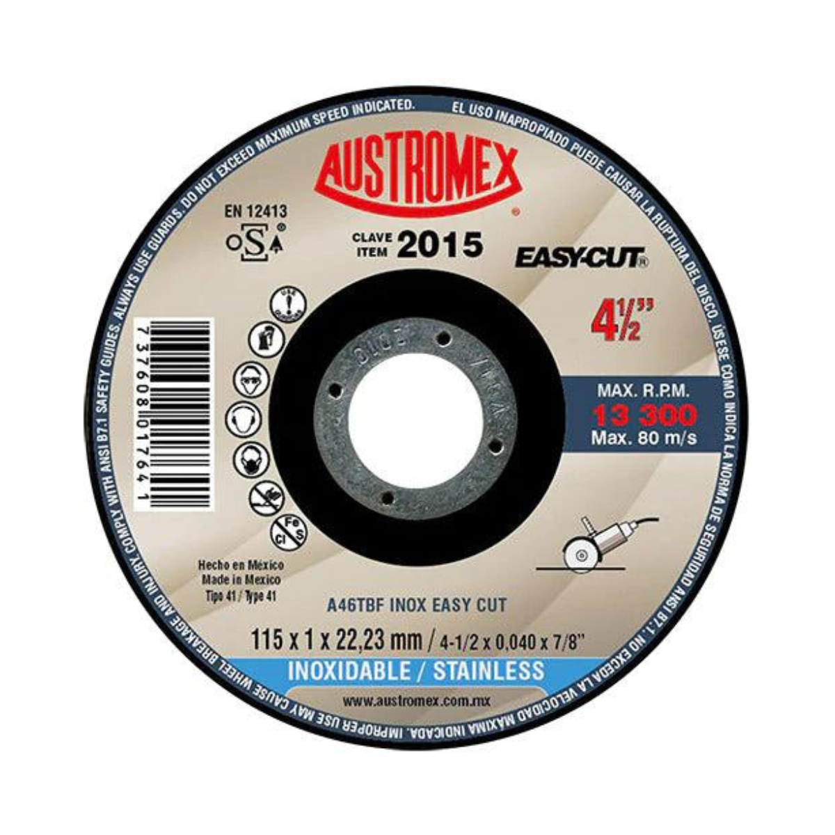 10 Disci Da Taglio Per INOX E Ferro - 125 X 1.0 X 22.23 Mm - Per Smerigliatrice Angolare - EN12413 A60 T-bf - Taglio Pulito E Senza Vibrazioni