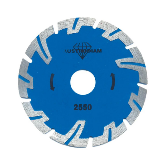 1987-Disco De Diamante De 115 X 2.0 X 22.23 Mm Para Corte En Seco De Loseta Mosaico Y Materiales Frágiles De Construcción 1549 Austromex