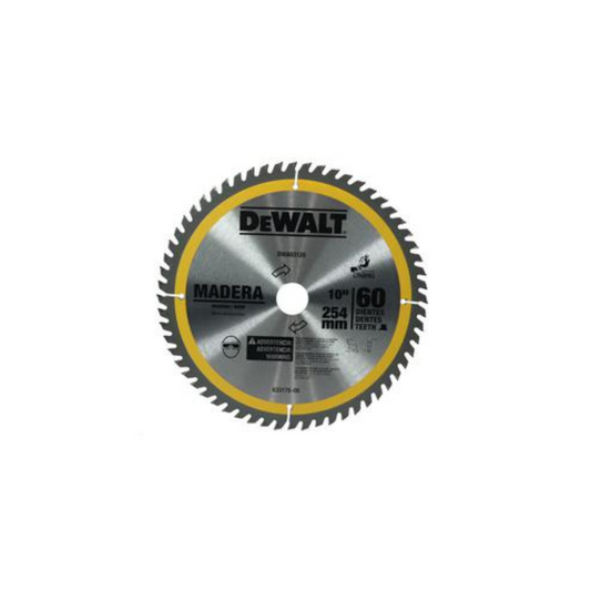 2123-Disco De Sierra 10" X 60 Dientes X 30 Mm Con Adaptadores DWA03120 Dewalt