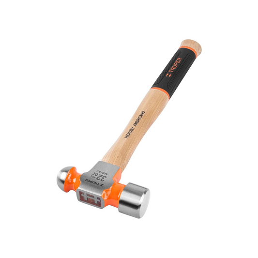 3993-Martillo Pulido De Bola 32 Oz Mango Hickory Grip 16904 Truper