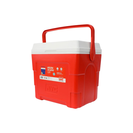 4710-Hielera 21 Qts Rojo 120 NYC