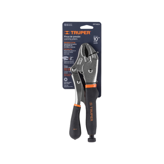 Pinza De Presión 10' Mordaza Curva 17423 Truper
