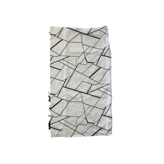 4612-Bandana Textil 42 Cm X 25 Cm Adulto Estampado Cristal Blanco Band BTAECRISTABCO Roy Band