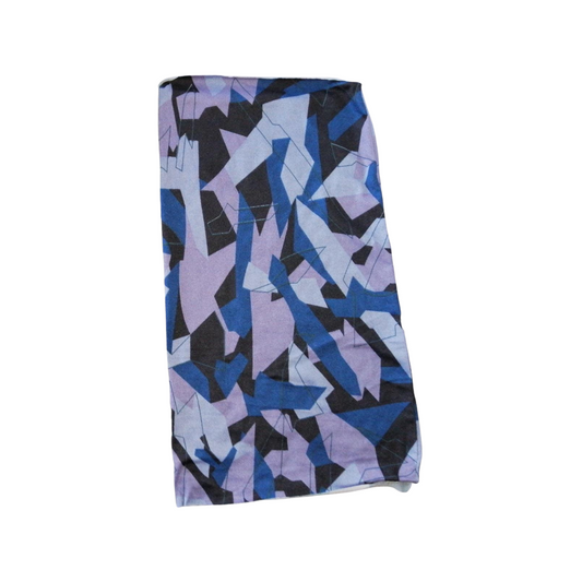 4611-Bandana Textil 42 Cm X 25 Cm Adulto Estampado Cristal Azul Band BTAECRISTAZUL Roy Band