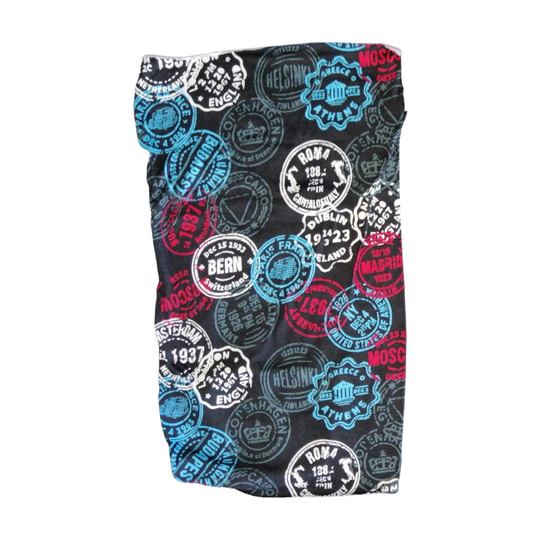 4622-Bandana Textil 42 Cm X 25 Cm Adulto Estampado Viajero Band BTAEVIAJERO Roy Band