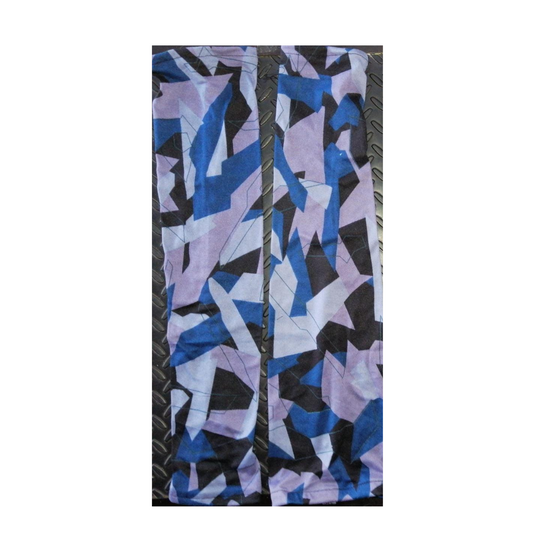 4630-Manga Textil 42 Cm X 22 Cm Estampados Cristal Azul Band MTECRISTAZUL Roy Band
