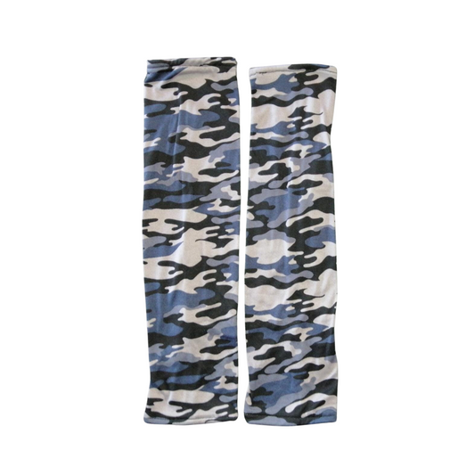 4636-Manga Textil 42 Cm X 22 Cm Estampados Militar Azul Band MTEMILITARA Roy Band