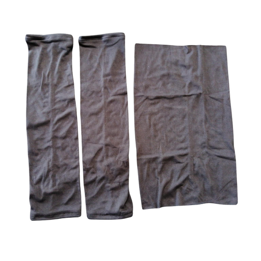 4674-Set 1 Bandana Y 2 Mangas Negro Band SBMLISONEG Roy Band