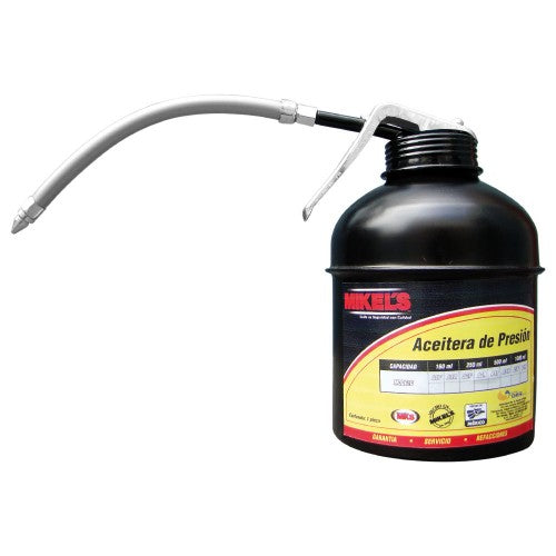 Aceitera De Presión Bote De Acero Tubo Flexible 500 Ml A3F Mikels