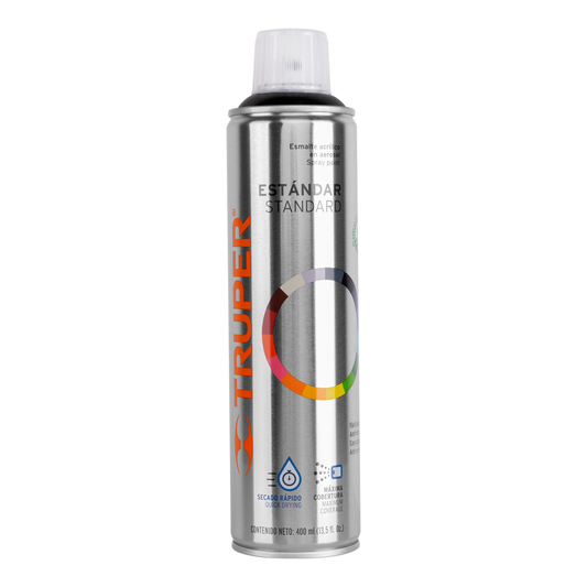 Pintura En Aerosol Rojo Bote Esbelto 400 Ml 19040 Truper