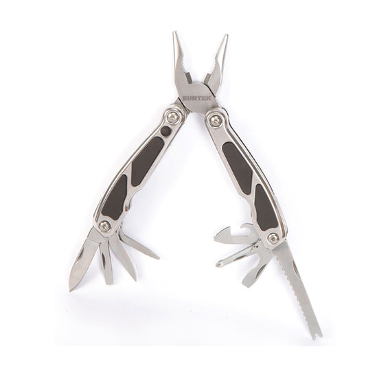 Pinza Multiherramienta 14 En 1 Con Luz Led Surtek DS