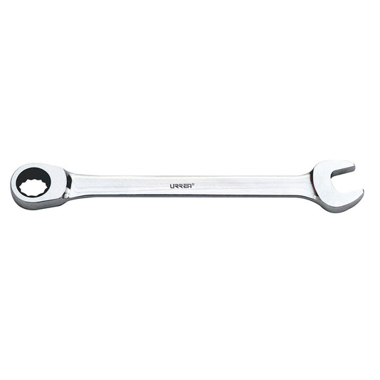 Llave combinada pulido espejo de matraca en pulgadas, 12 puntas, 3/8" Urrea