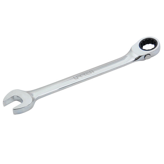 Llave combinada pulido espejo de matraca spline reversible en pulgadas, 11/16" Urrea