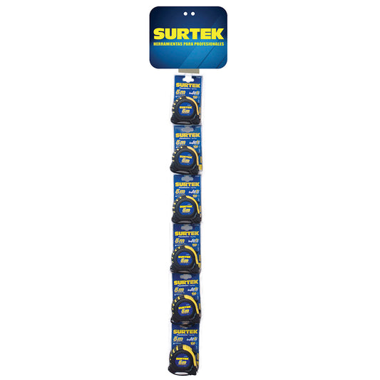 Tira De Impulso Con Flexómetros Anti-Impacto De 5 M, 13 Piezas Surtek DS