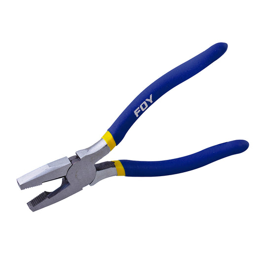 Pinza Para Electricista Con Mango Con Doble Plastisol De 8", Corte Lateral Foy Ds