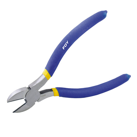 Pinza Para Electricista Con Mango Con Doble Plastisol De 6", Corte Diagonal Foy Ds