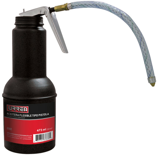 Aceitera Flexible Tipo Pistola De 473 Ml Urrea DS