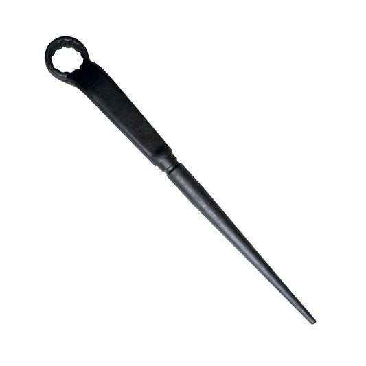 Llave acodada de alta palanca fosfatizada con cola en pulgadas, 12 puntas, 1-11/16" Urrea