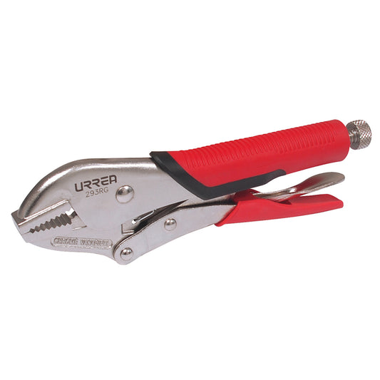 Pinza De Presión Con Mango Bimaterial De 10" Quijada Recta Urrea DS