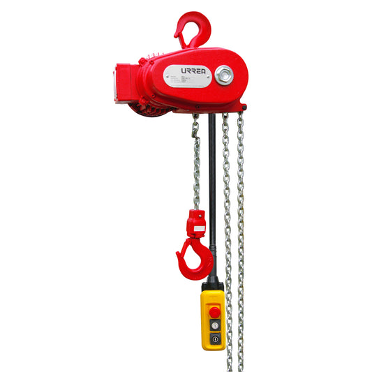 Polipasto Eléctrico 1 Ramal, 0.5 Ton, Cadena 3 M Urrea DS