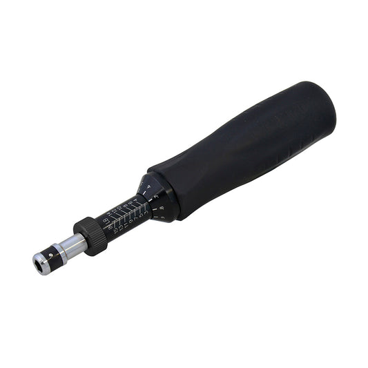 Destornillador de torque microajustable con mango plástico cuadro de 1/4", 5-25 in-lb Urrea