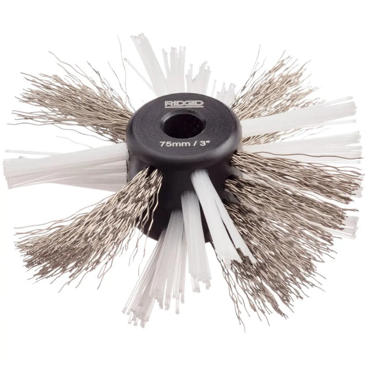 BRUSH, NYLON/STEEL K9-204 3"