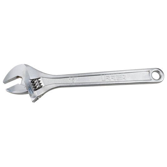 Llave ajustable cromada 15" Urrea