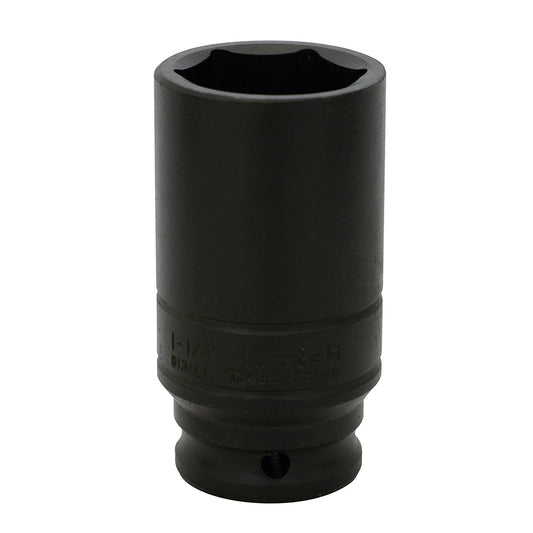 Dado de impacto largo cuadro de 1/2", 6 puntas, en pulgadas, 1-1/4" Urrea