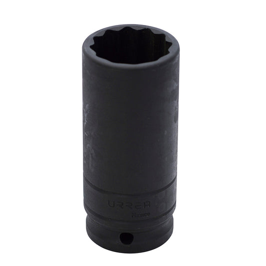 Dado de impacto largo cuadro de 1/2", 12 puntas, en pulgadas, 1-5/16" Urrea