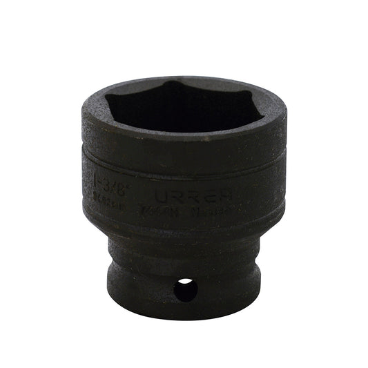 Dado de impacto cuadro de 1/2", 6 puntas, en pulgadas, 1-3/8" Urrea