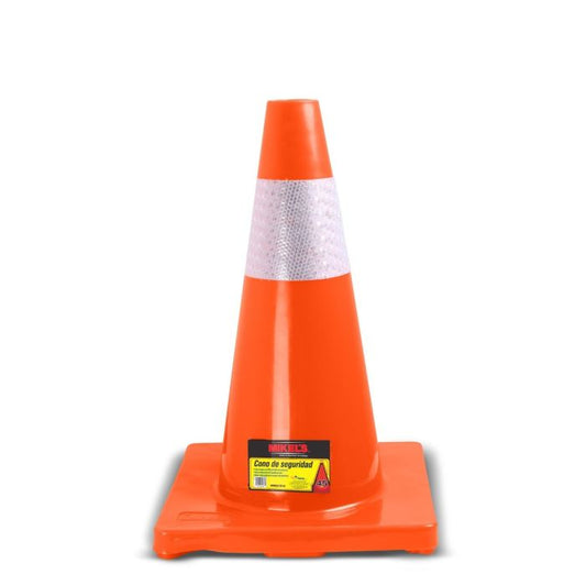 Cono de seguridad 45 cm con reflejante Modelo: CS-45R Marca MIKELS
