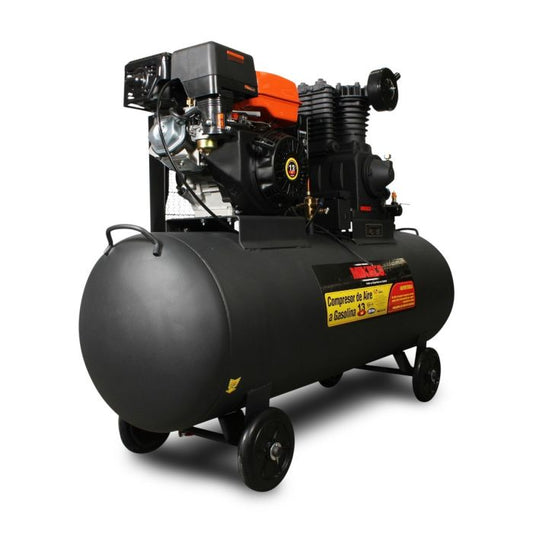 Compresor de aire 13 HP Motor a gasolina (300 lts) Modelo: CG-13HP Marca MIKELS
