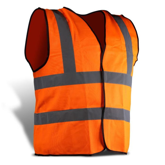 Chaleco de seguridad reflejante naranja Modelo: CHS-2 Marca MIKELS