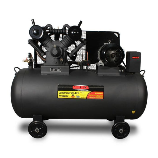 Compresor trifásico 10 HP (500 lts) Modelo: CAT-10HP Marca MIKELS