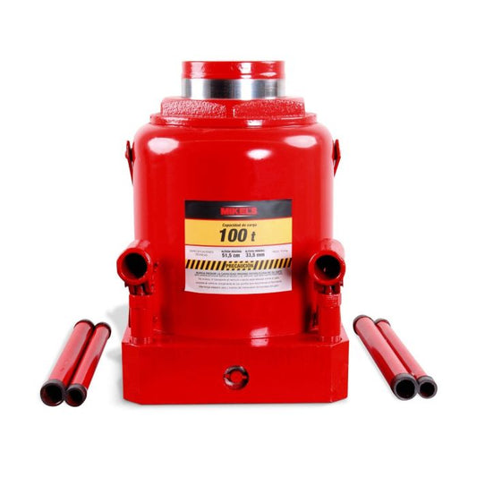 Gato hidráulico de botella 100 t bomba de 2 velocidades Modelo: GH-100 Marca MIKELS