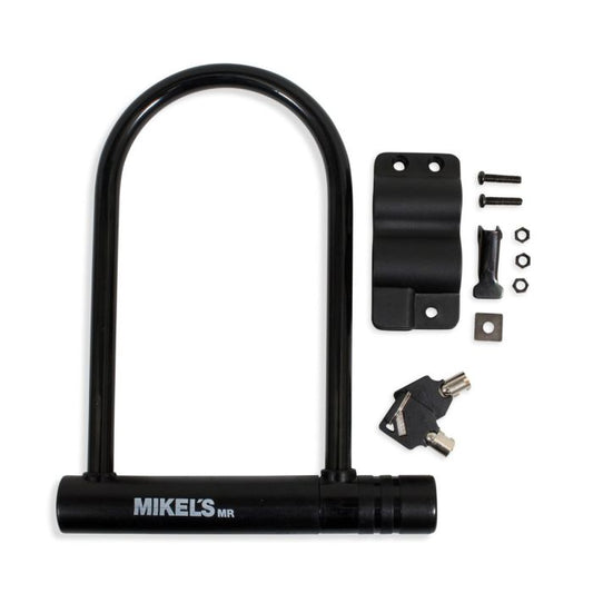 Cable candado rígido de acero con accesorios Modelo: C-1824 Marca MIKELS