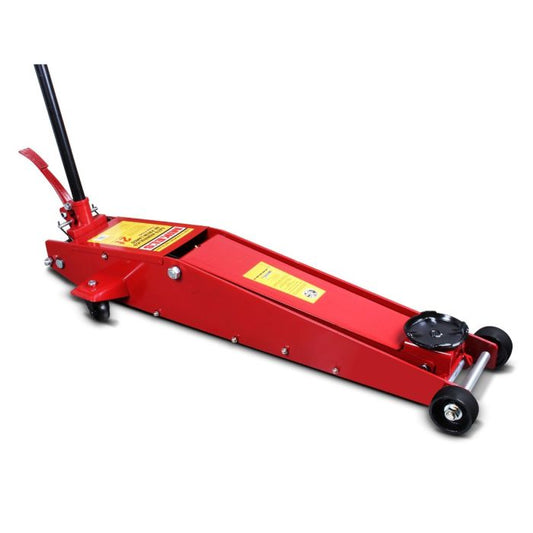 Gato hidráulico de patín Trabajo Pesado Brazo Extra Largo 2 t Modelo: G-482 Marca MIKELS