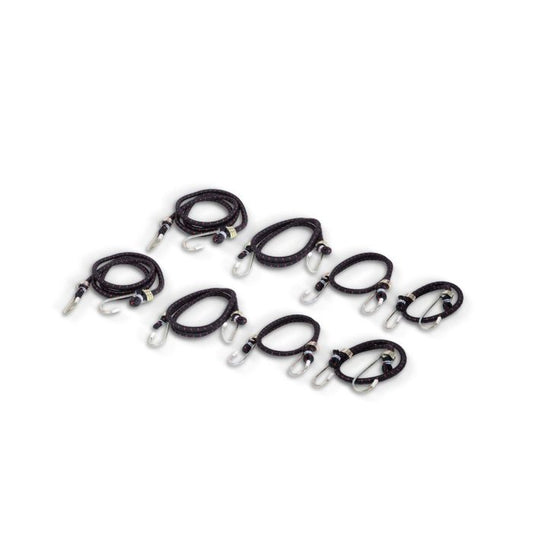 Cinturones elásticos Bungees (8 piezas) Modelo: BU-8 Marca MIKELS
