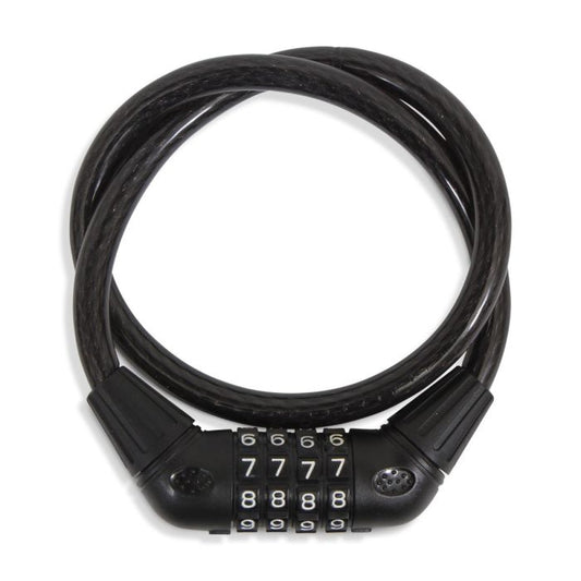 Cable candado de combinación 4 dígitos Modelo: CB-65 Marca MIKELS