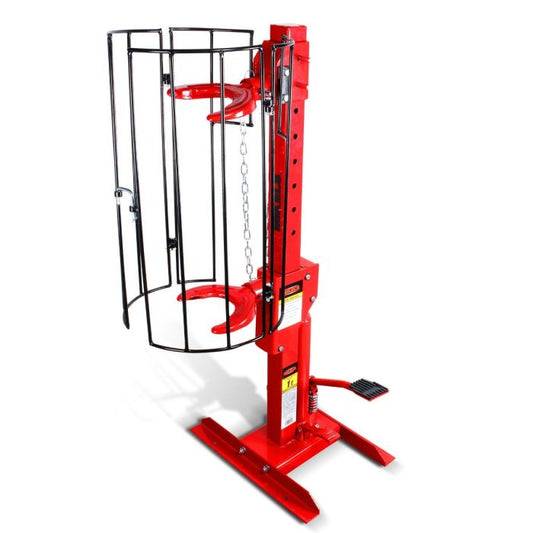 Opresor de resortes hidráulico vertical fijo 1 ton Modelo: CRV-1 Marca MIKELS