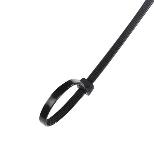 Cinchos de plástico 4.6 x 300 mm, 100 pzas, Negro Modelo: CDP100-46X300 Marca MIKELS