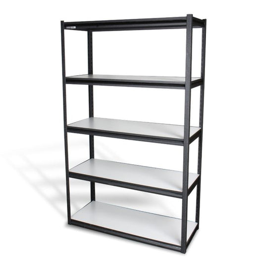 Estante para almacenaje metálico (48” x 18”) 5 repisas, 500 kg Modelo: EMA-4824 Marca MIKELS