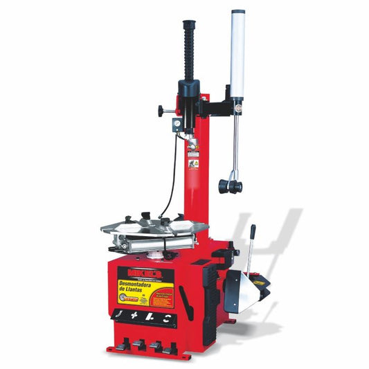 Desmontadora de llantas para rines con brazo de apoyo (rin 12” a 26”) Modelo: DMK-1024 Marca MIKELS