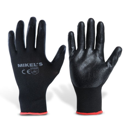 Guantes para trabajo de nylon con espuma de nitrilo (CH) Modelo: GEN-2S Marca MIKELS