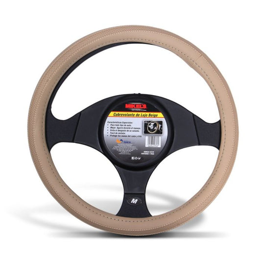 Cubrevolante Universal de Piel Beige Modelo: CU-PC Marca MIKELS