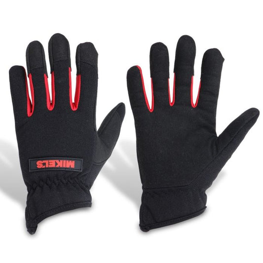 Guantes para trabajo para mécanico Semi Pro (M) Modelo: GMSP-2M Marca MIKELS